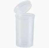 Medical Pop Top 19 Dram Clear (25 per pack)