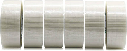 DUCTING Tape Clear CrossWeave 75mm x 50m (12 per box)