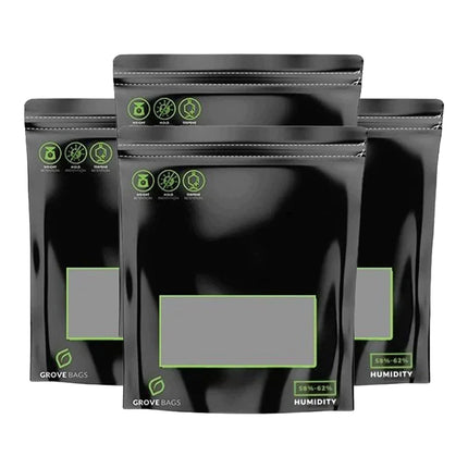 GROVE Bags BLK Window Pouch  medium 28g – single