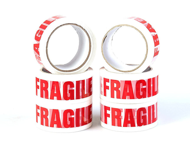 Fragile Tape 48mm x 66m (6 per pack)