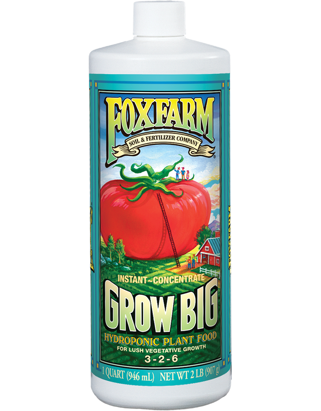Grow Big Hydroponic  quart/946ml