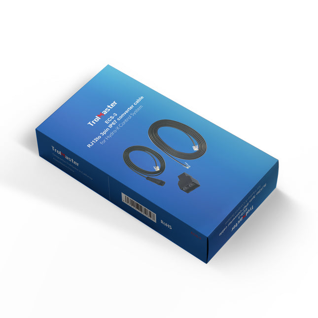 Trolmaster RJ12 to Threaded Waterproof Connector Converter Cable（ECS-3）