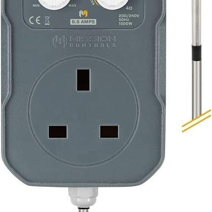 LOGIC single Fan/Temp 6.5 AMP (with probe)